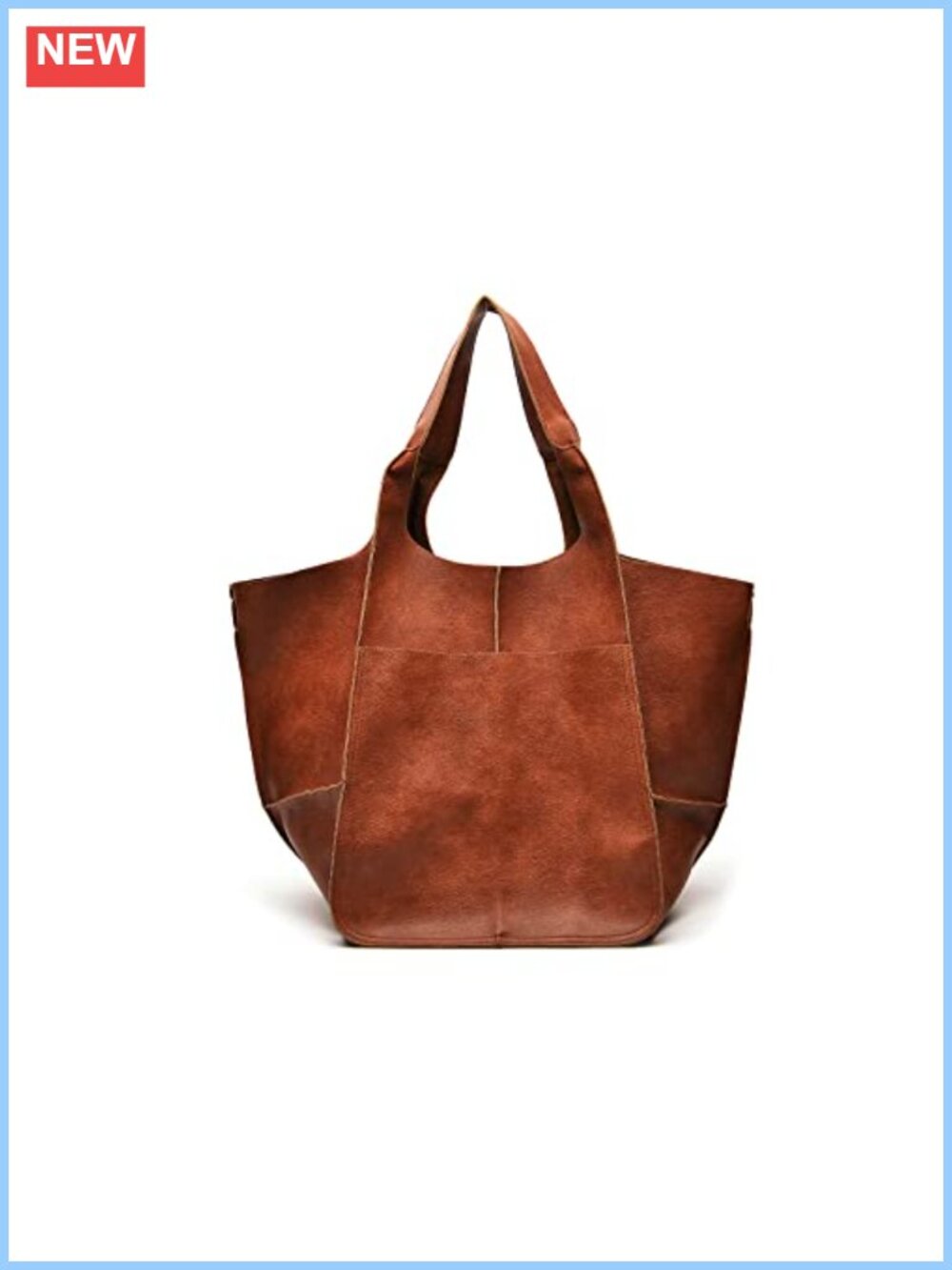 Large Oversized Tote Bag for Women Soft PU Leather Hobo Shoulder Handbag